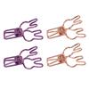 100Pcs Bunny Binder Clips Hollow Out Strong Clamping Sturdy Metal Cute Paper Clips for Documents Clothes Paper