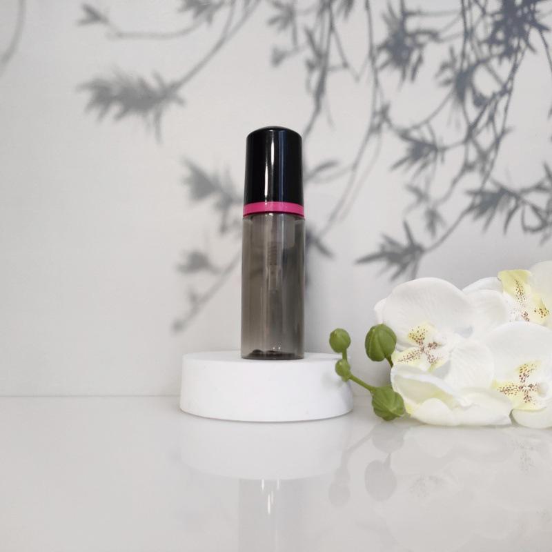 Available 60ml Transparent Black Foam Mousse Bottle for Face Wash and Travel-friendly Cosmetic Packaging.