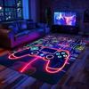 Gaming Rug for Boys Room Gamer Rug Controller Design Carpet for Game Room Bedroom Decor Non-slip Machine Washab Mat