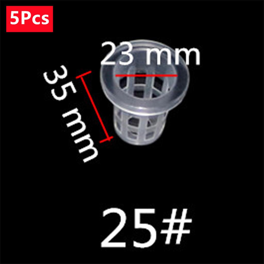 Transparent Planting Net Cup Hydroponic Colonization Mesh Pot Flower Vegetable Nursery Basket Soilless Growing Basket 5/50Pcs