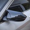 Carbon Fiber Look Rear View Mirror Cover Cap Trim For Hyundai Elantra 2021 2022