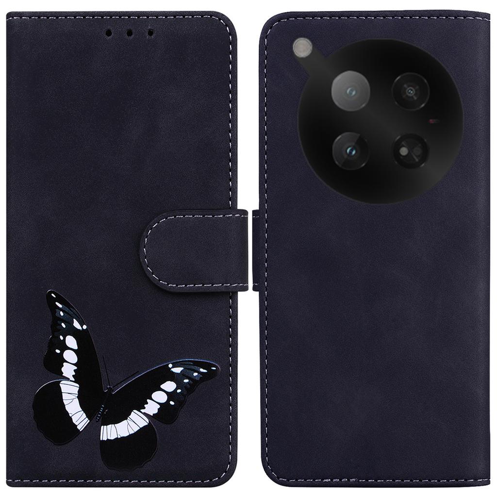For Infinix Zero 40 4G Stand Case PU Leather Phone Cover Butterfly Printed