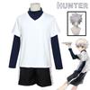 Wetrose În Stoc Costum Cosplay Killua Zoldyck Hunter × X Hantaa Kirua Zaoldyeck Tricou Set Complet Perucă Halloween Crăciun Nou