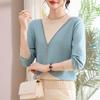 YUZHAOLIN Mid-Aged Women's Elegant Knitted Sweater