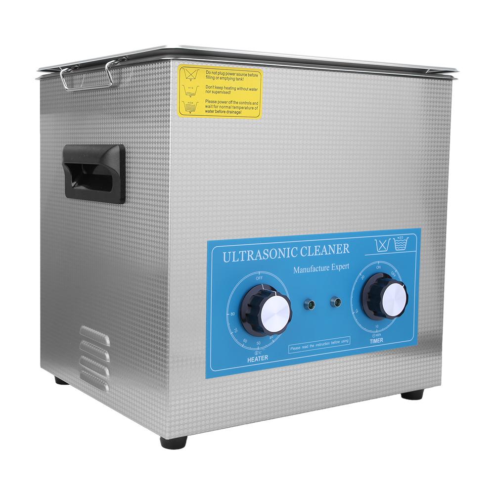 820HT 22L Ultrazvukový čistič Mechanické časování Vytápění Ultrazvukový čisticí stroj US zástrčka 100 127V