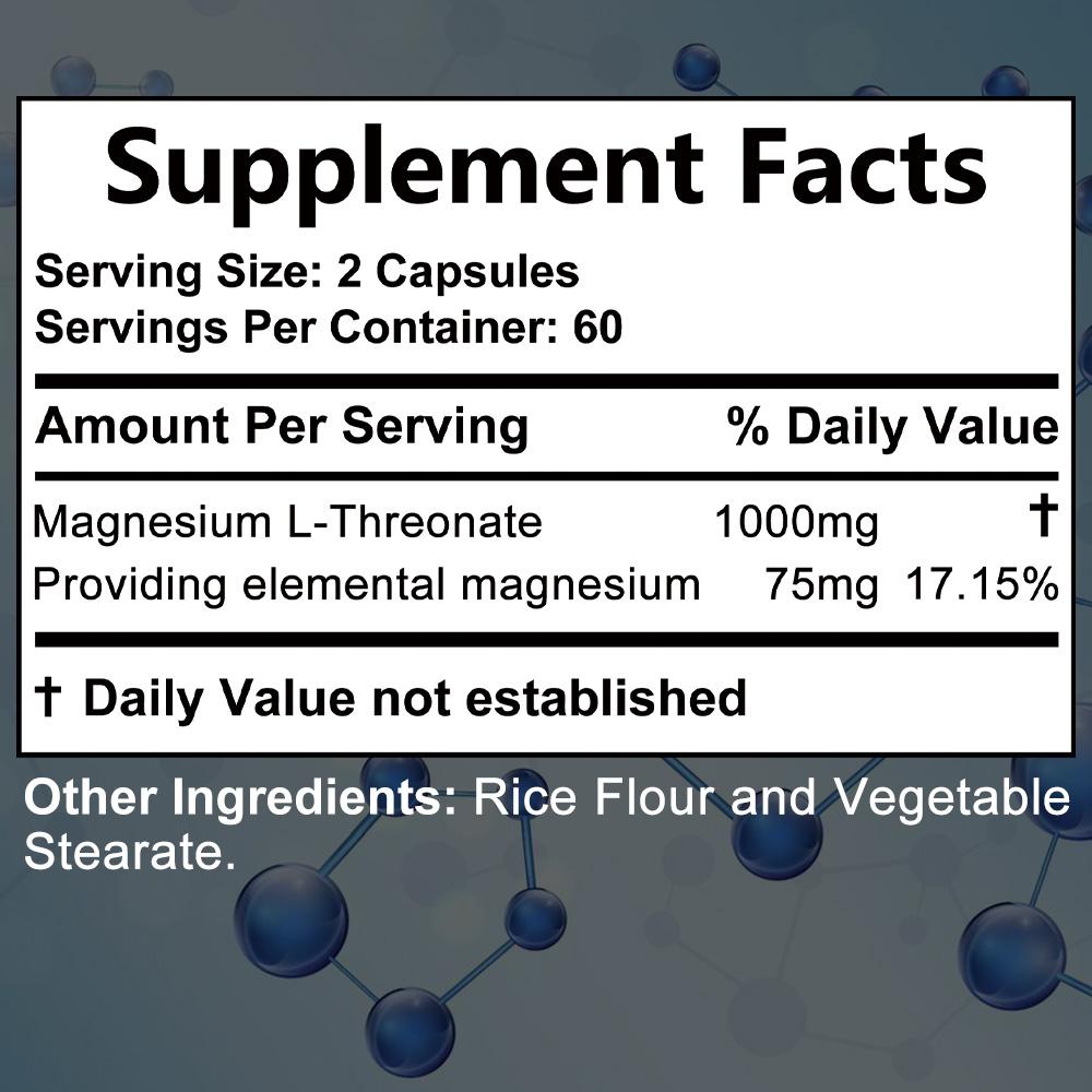 L-Magnesiumthreonat 1000 mg 120 Kapseln