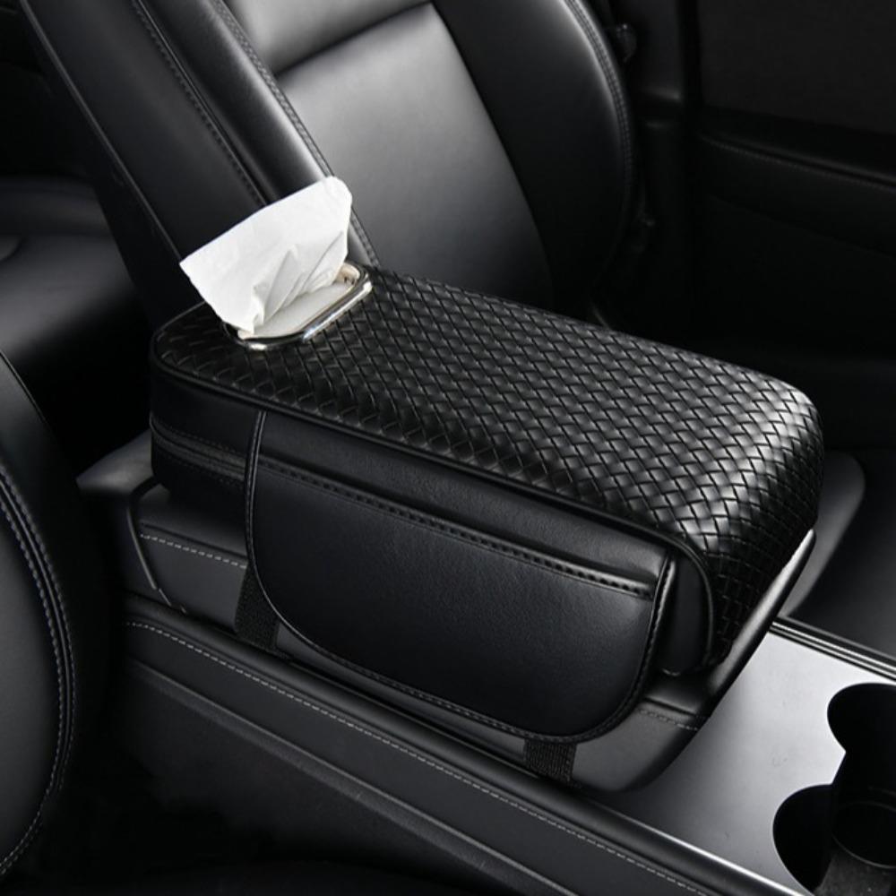 

PU Leather Car Armrest Cover Elbow Rest Arm Rest Protector Mat Car Interior синій