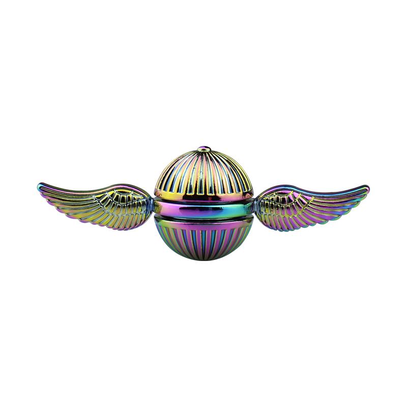 Golden Funny Snitch Fidget Spinner Anti-Stress Fidget Toy Finger Dynamic Changing Gyro Stress Anxiety Relief Figets Toy