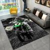 3D Motorcycle Racing Carpet Family Living Room Bedroom Decoration Door Mat Playroom Children Play Non-Slip Floor Mat