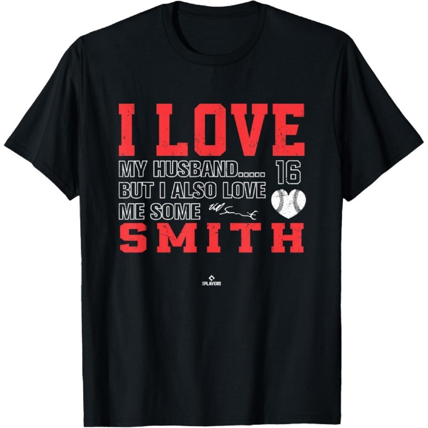 

Love Me Some Smith Will Smith LA Los Angeles MLBPA T-Shirt XXXXXL чорний