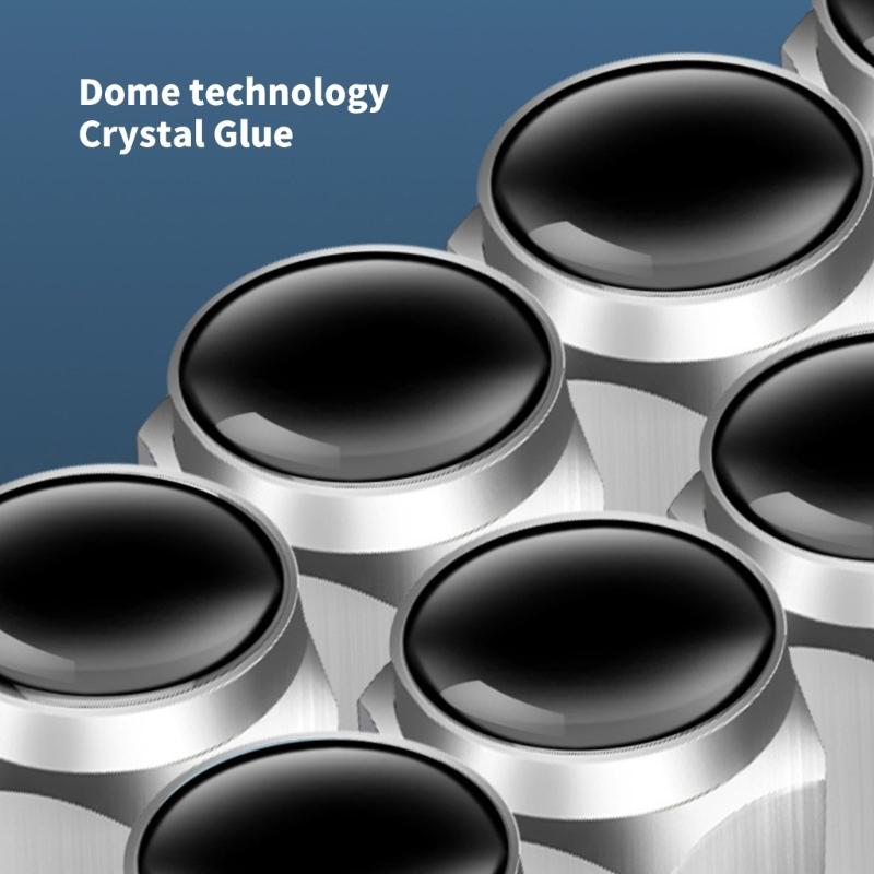 5pcs Metal Tire Valves Caps Corrosion Resistant Caps Hexagonal Designs Dust Proof Rubber Seal for Car & Motorcycles