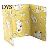 Stove Top Baffle Plate Cartoons Animal Print Grease Proof Aluminum Splatter Board Foil Gas Folding Cover for Kitchen Anti-Splatter Screen