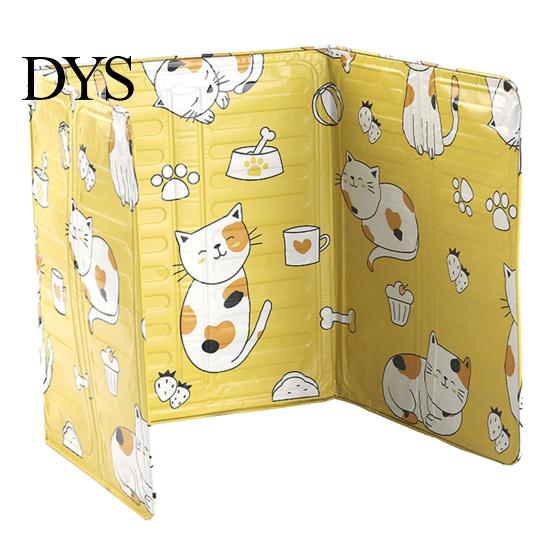 Stove Top Baffle Plate Cartoons Animal Print Grease Proof Aluminum Splatter Board Foil Gas Folding Cover for Kitchen Anti-Splatter Screen