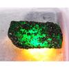 88 Ct CERTIFIED Dyed Green Emerald Rough Natural Base Stone Uncut Gemstone