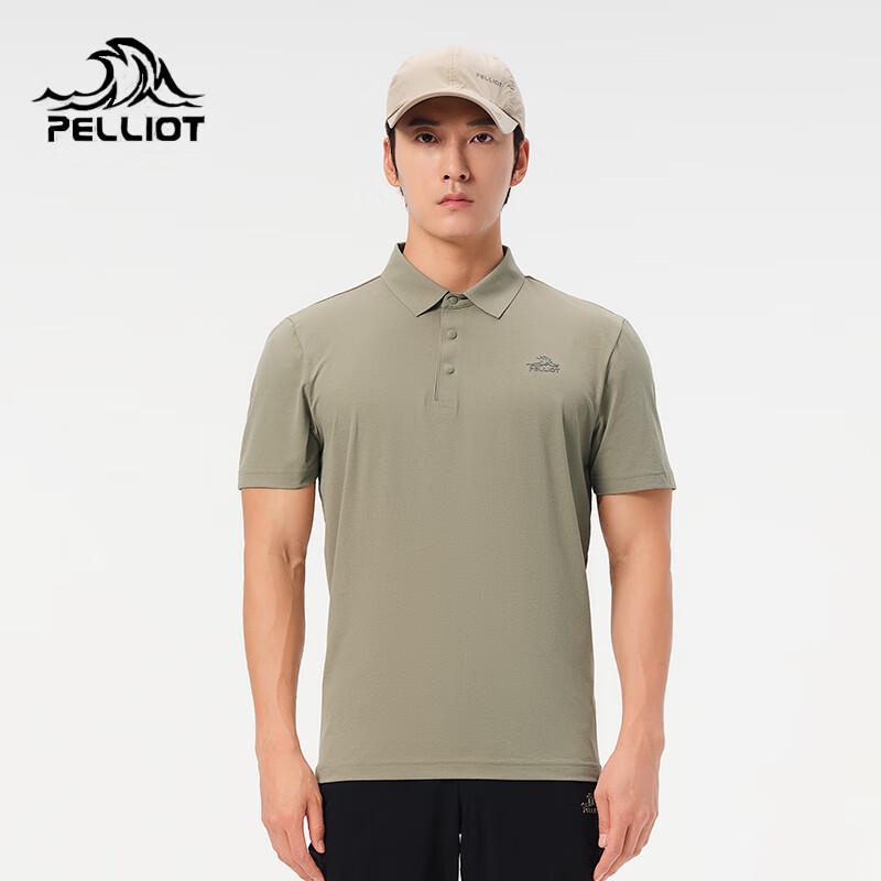 Pelliot Men s Polo Neck Short Sleeve T-Shirt XXXL