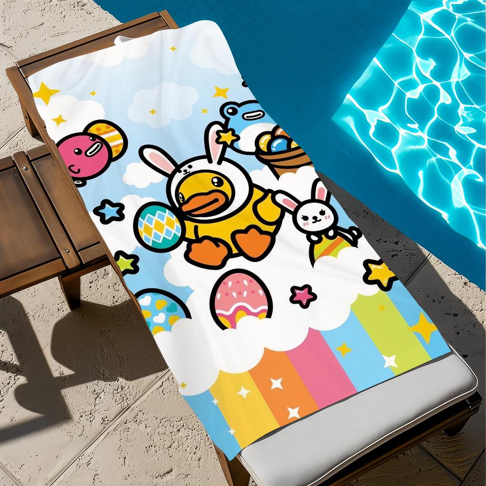CARTOON b-B-b-D-duck Cute Towel Beach Quick Dry Soft Pool Towels Gift for Travel Gym Shower Camping Sports