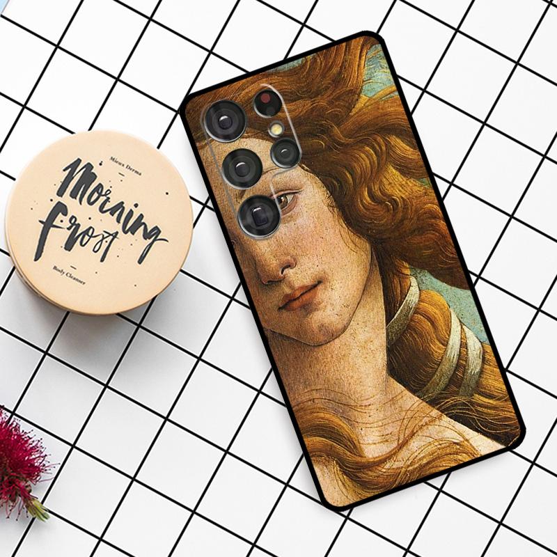 Art Paintings The Birth Of Venus Case For Samsung Galaxy S23 S21 S22 Ultra S8 S9 S10 Note 10 Plus Note 20 Ultra S20 FE Cover