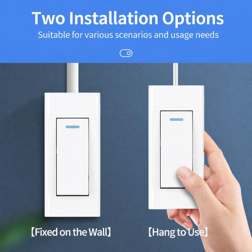 2 Gang 2 Way Dual Control Switch 1 Gang 1 Way Mini Switch New Control Switch  Bedside
