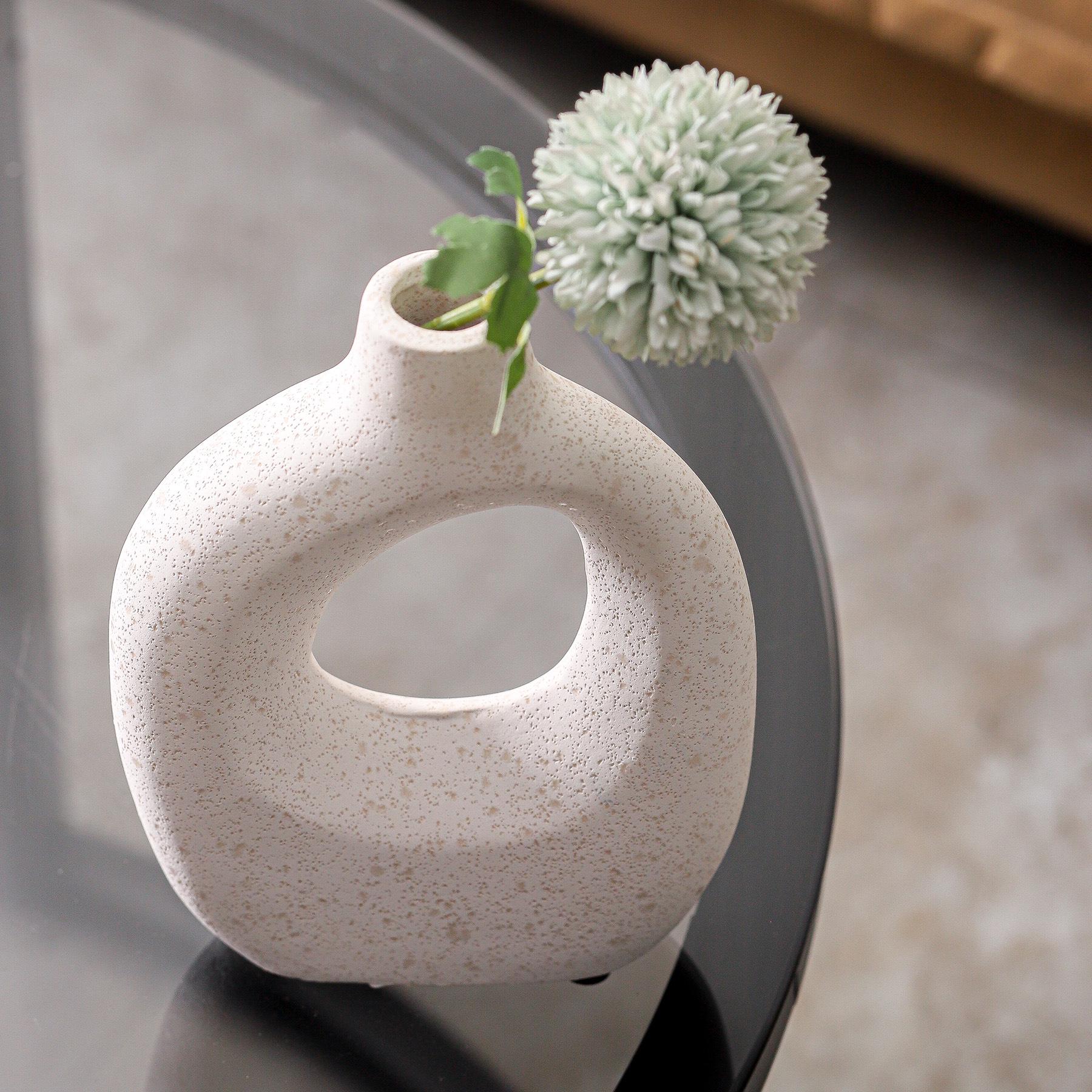 Stylish Coarse Pottery Ceramic Vase for Home Decor