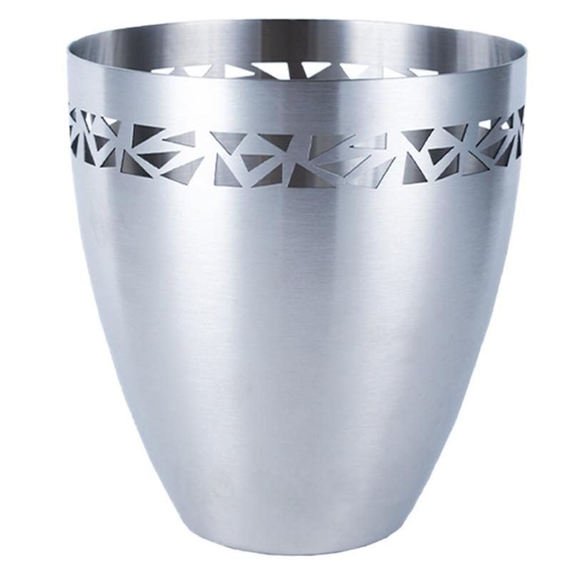 Ice Storage Buckets Stainless Steel Beach Parties Accessories Stainless Steel Texture Suitable for Indoor Celebration