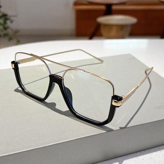 Unisex Sunglasses Vintage Style Smooth Anti-UV Block Sunlight Half Rim Vacation Beach Spectacles Outdoor Eyewear Photo Prop