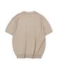 GNOK Silk Collared Short Sleeve Knit [Beige]