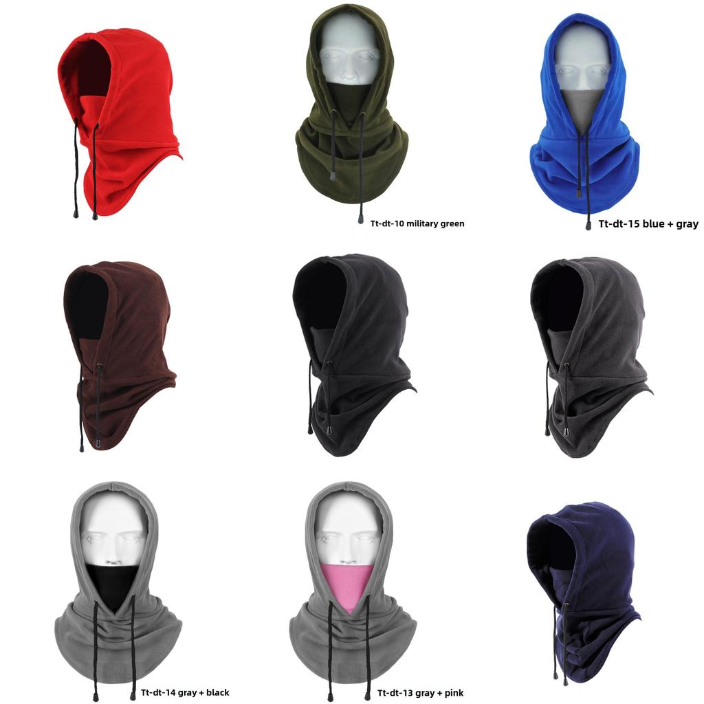 Winter Cycling Mask With Fleece Material For Outdoor Skiing And Running