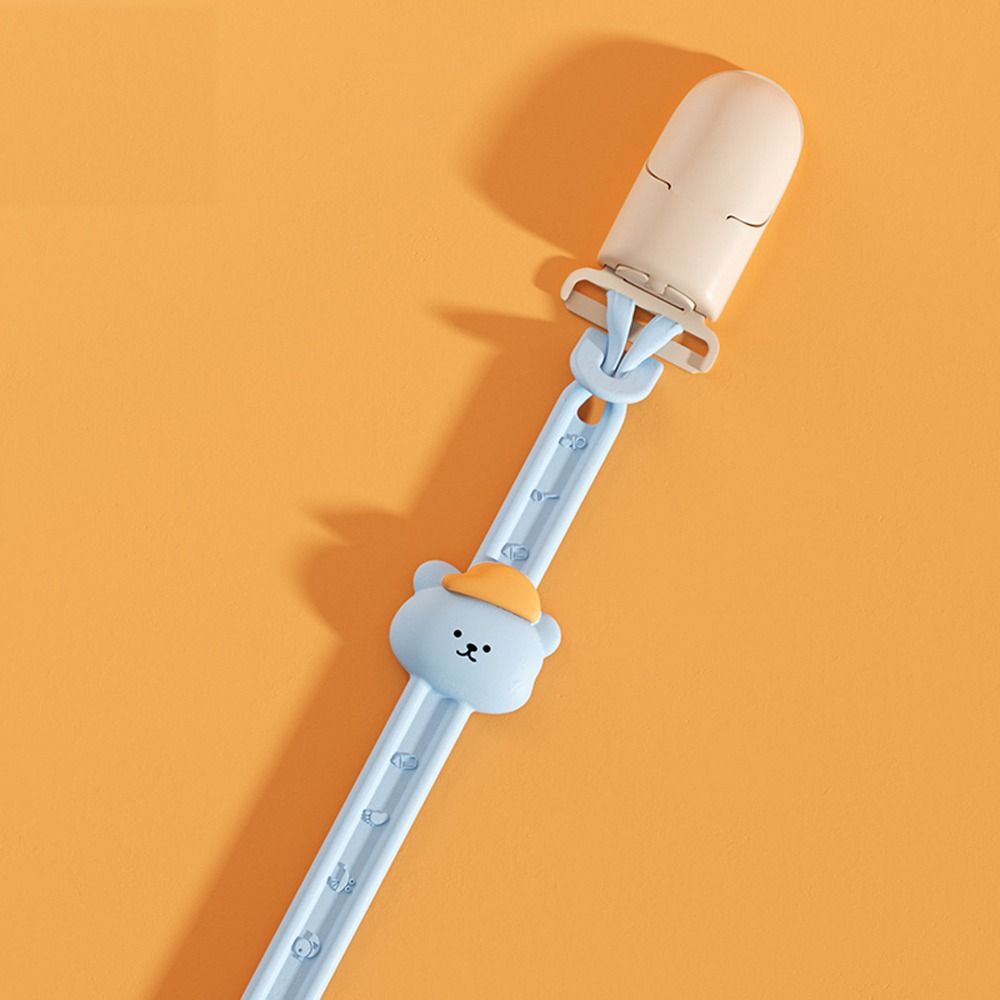 Anti-drop Safety Food Grade Silicone Pacifier Clips Chains Lanyard Molar Chain Baby Pacifier Chain