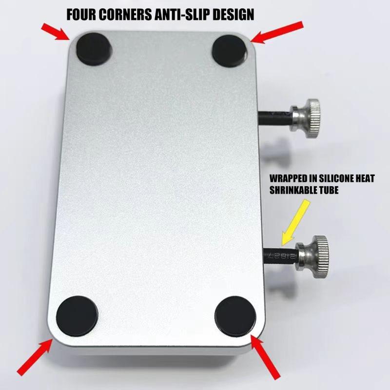Heavy Duty Aluminum Welding Clamp With Jaw For Circuit Board Mounting Soldering Station Table Wire Welding Fixture Stand