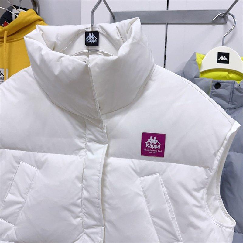 Kappa/Kappa Warm Down Vest Casual Fashion Vest Warm Coat