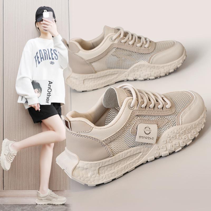 

RD4320 Women s 2025 Color Block Chunky Sole Dad Sneakers - Height Increasing, Korean Fashion Trend. 40 чорний
