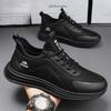 Men's lightweight soft-soled casual shoes Thin flat-soled dirt-resistant flow lightweight non-slip sneakers