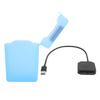 SATA USB 3.0 Adapter 2.5in 3.5in SSD HDD Hard Drive Cable Computer Accessories Protection Box(Blue )