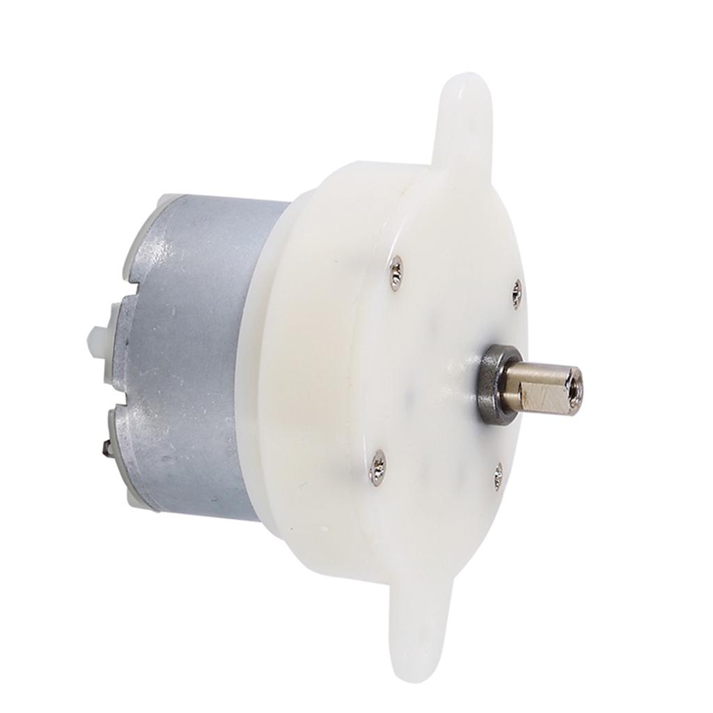 High Torque 12v DC Motor Slow Speed Electric Motor Gearbox 3RPM 4mm Shaft Diameter Micro Motor