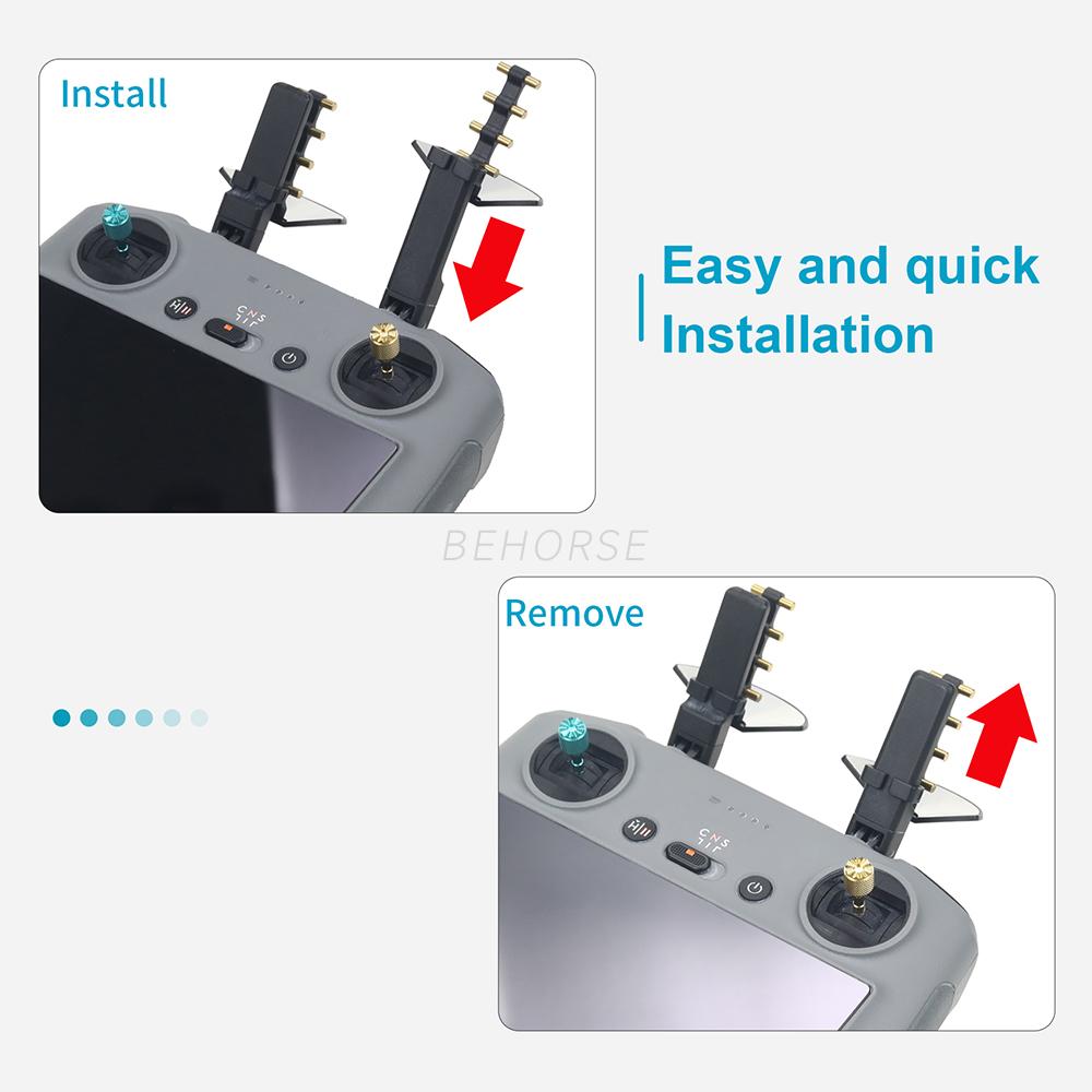 Signal Booster Antenna RC 2/RC Pro Extended Range Yagi Antenna For DJI Mini 5 Pro/Mavic 4 Pro/Flip/Neo/Air 3S Drone Accessories