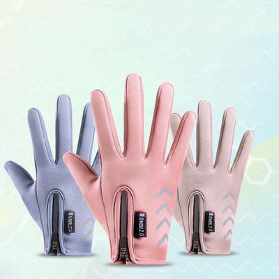 Cold Wingproof Winter Children's Cycling Gloves with Zipper Bicycle Sports Mittens  Boy Girl