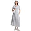 Fila White Fashion Trendy Minimalist Classic Retro Loose A-Line Woven Casual Long Skirt Women skirts F11W623315FGY