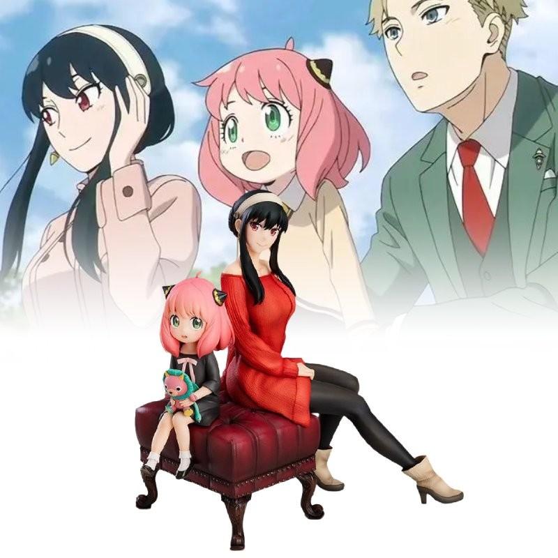 Eye Catching Anya And Yor Spy Family Figure Delightful 15cm Pvc Home Decor Piece