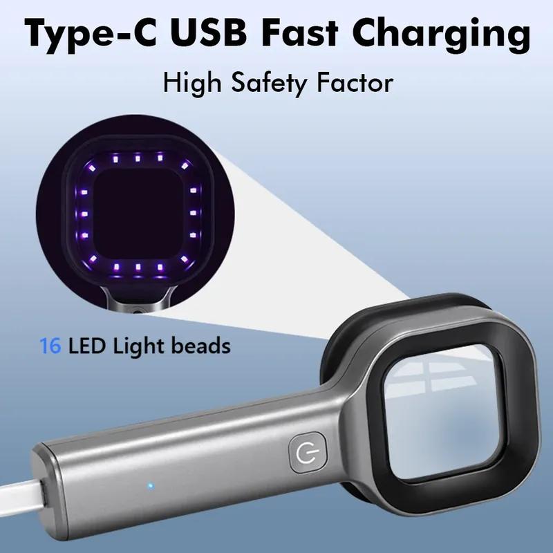 Woods Lamp Skin Analyzer Skin UV Magnifying Skin Testing Home Use Facial Testing Wood Light Face Analysis Detection Beauty Care