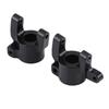 Metal Accessory Front C Hub Carrier Steering Knuckle for Axial SCX10 II RC Car (Black)