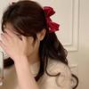 Headdress Bangs Clip Satin Hair Accessories Female Barrettes Bowknot Hair Clip Korean Style Hairpin