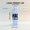 1PC Chaos Coordinator Text Logo 750ml Color Plastic Sports Water Bottle Leakproof Flip Straw Lid Suitable for Sports Office Home Use