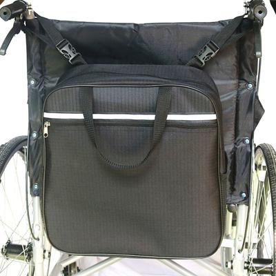 Large Capacity Mobility Wheelchair Bag Waterproof Adjustable Wheelchair Backpack Reflective Strip Zipper Closure