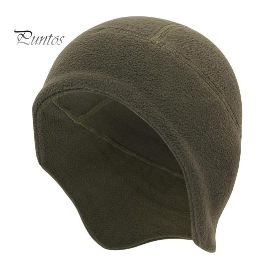 Cozy Ear-flap Beanie Unisex Winter Cap Helmet Inner Lining Ear Protection Elastic Dome Lightweight Ear-covering Anti-slip Outdoor Camping Skiing