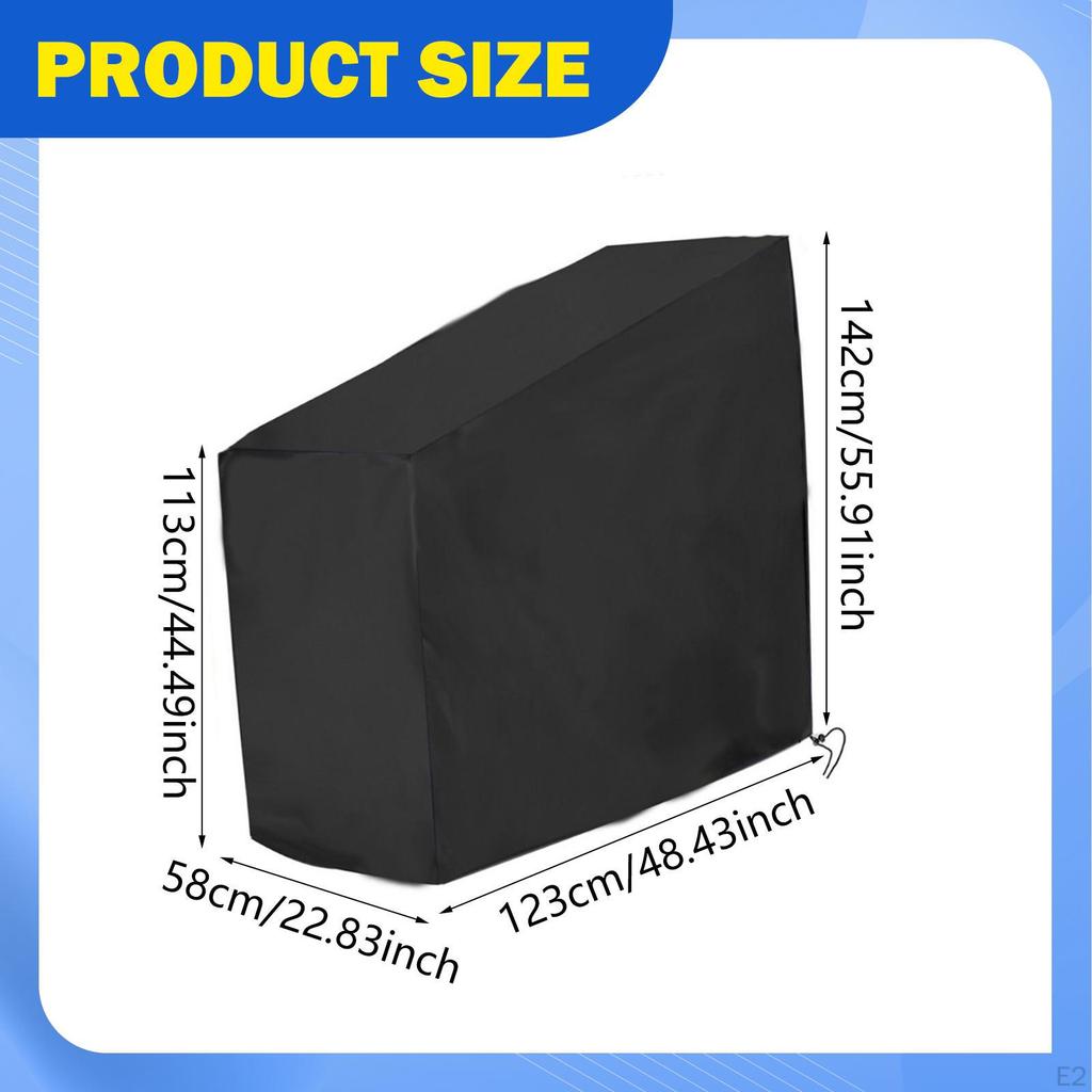 Exercise Bike Cover Fitness with Drawstring Gym Waterproof Bicycle Covers, for Home