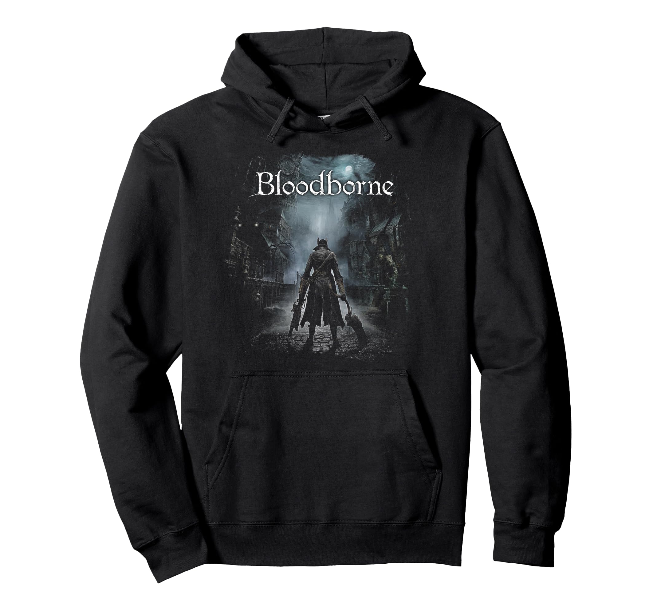 PlayStation Bloodborne The Hunter Standing Eerie Stone Road Hoodie