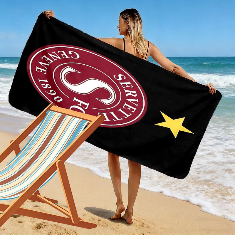 Servette Pride Print Beach Towel, Large Soft Quick Dry Towel for Beach Camping Swimming