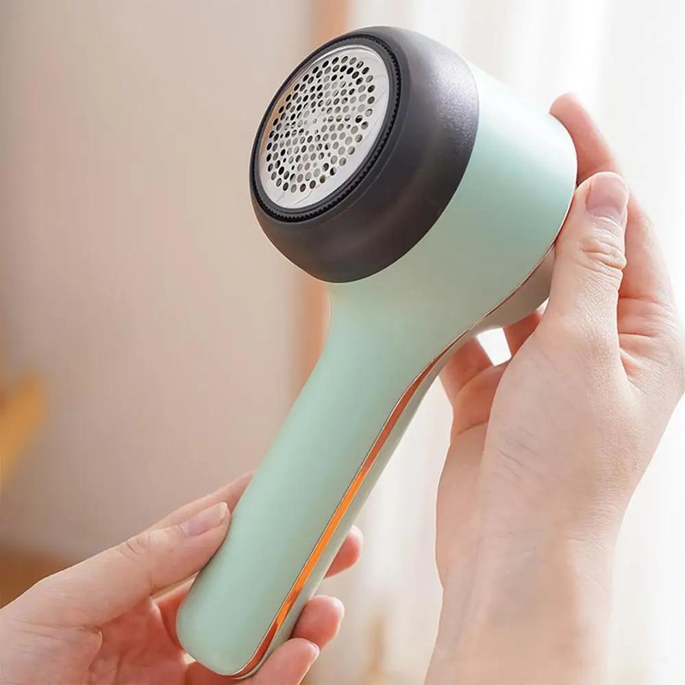 Electric Wireless Clothing Hair Remover, Sweater Defuzzer Fabric Remover Digital Display Portable Fabric Shaver for Cloth