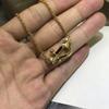 Mini Diamond Horseshoe Buckle Necklace Medium Gypsy Nautical Buckle