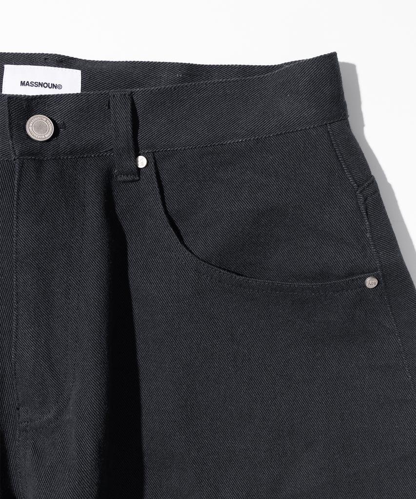 MASSNOUN Unmeasured Cation Balloon Pants Msicp001-Bk